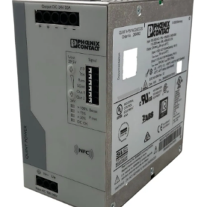 FONTE ALIMENTACAO TENSAO ALIMENTACAO 100-240V CA FREQUENCIA 50-60HZ TENSAO SAIDA 24V CC CORRENTE SAIDA 20A POTENCIA 240W PHOENIX 2904602